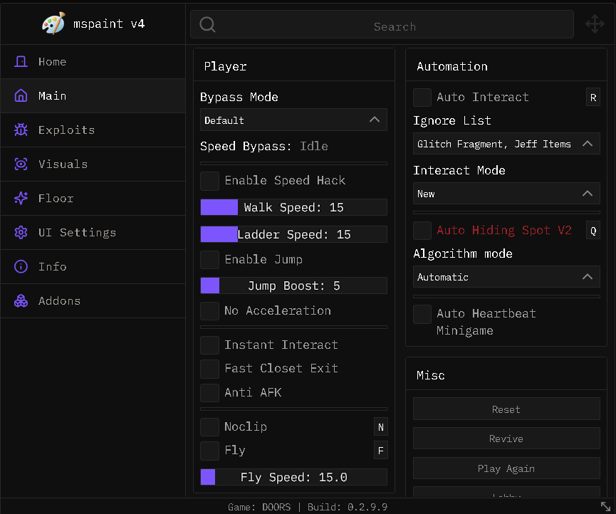 mspaint interface